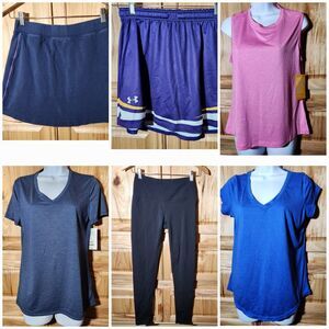 Women’s Athletic Clothing Lot – Size Small | Mixed New & Used Tops & Bottoms